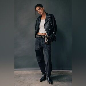 Free People We the Free Moxie Jeans in Night Hawk size 24